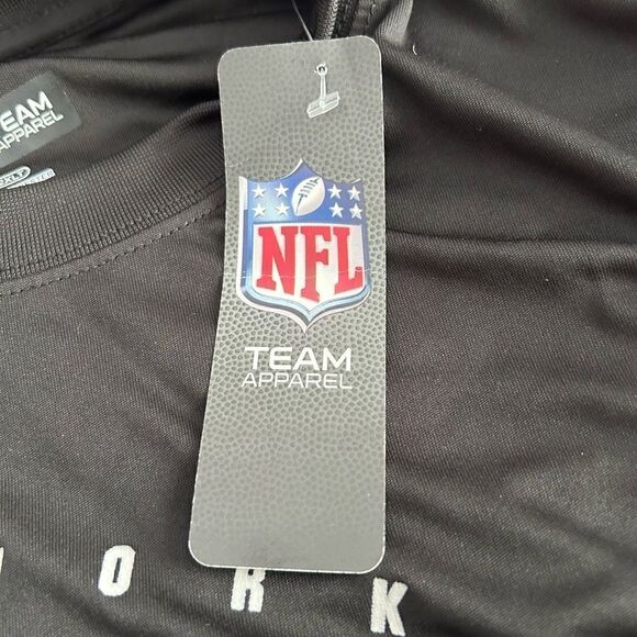 NWT New York Jets NFL Team Apparel Short Sleeve Black Jersey 2XLT - Picture 3 of 7